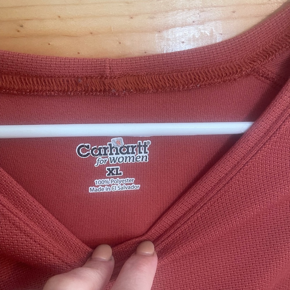 Carhartt long sleeve rust color